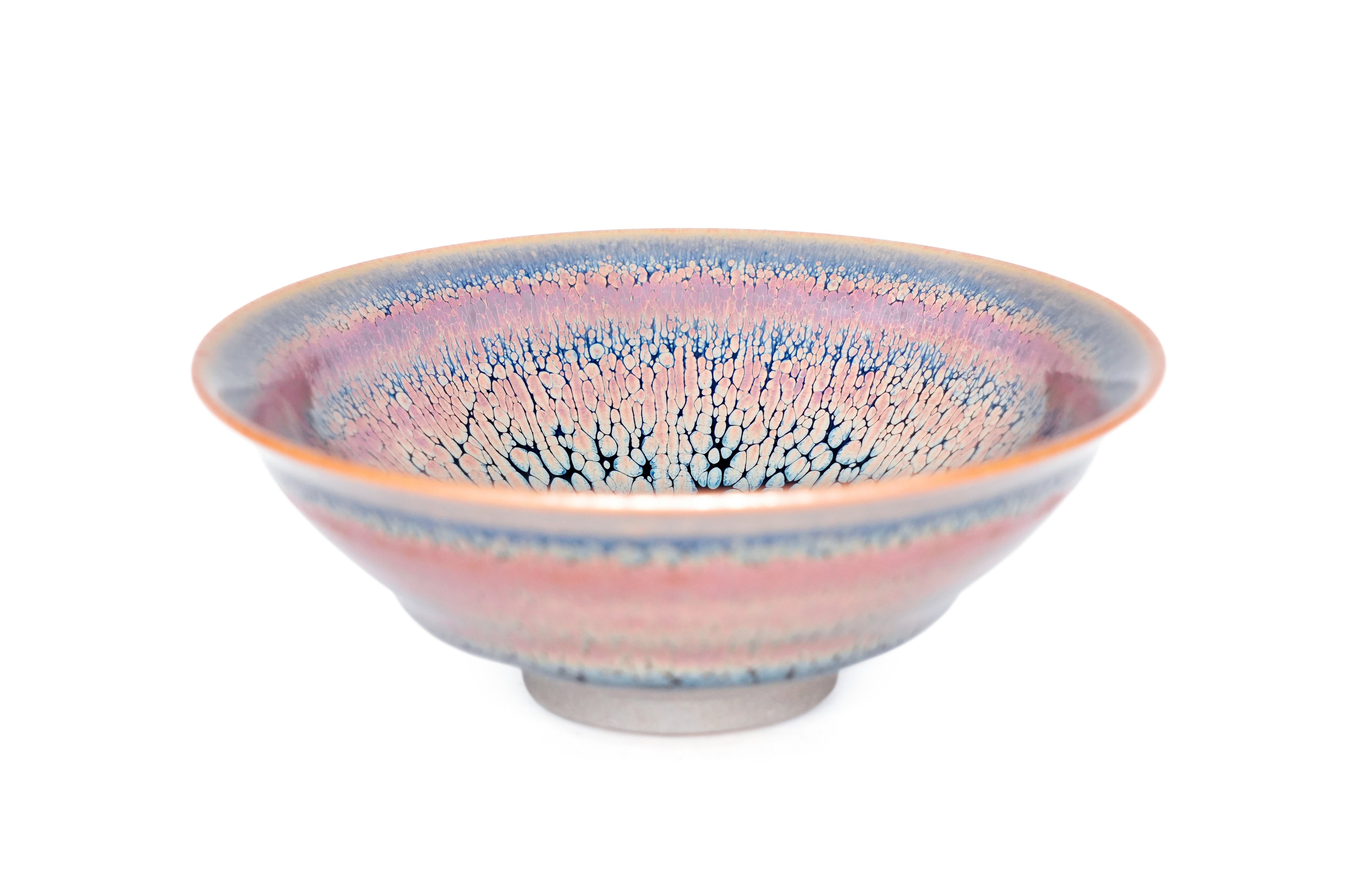 rose- pink oil drop jianzhan cup